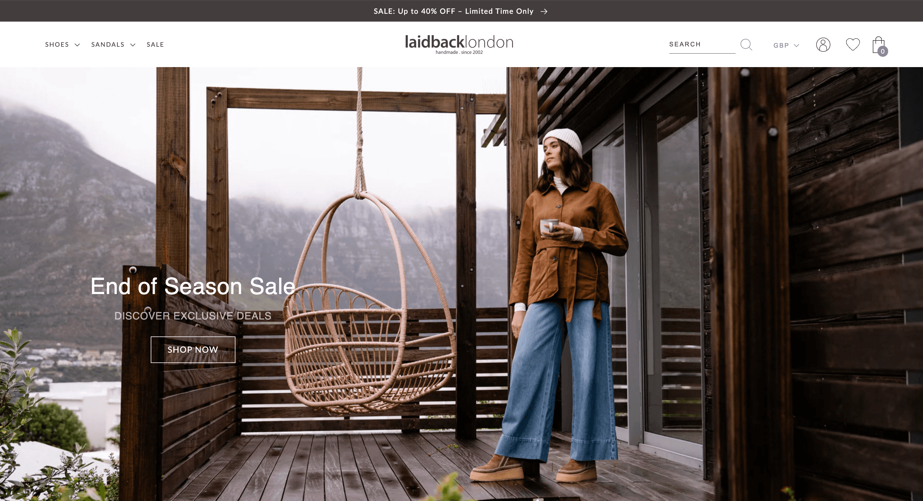 Project Laidback London: Artisan Footwear on Shopify